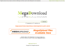 Tablet Screenshot of fr.megadownload.net